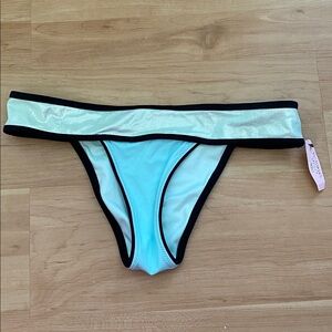 VICTORIAS SECRET SPARKLE BAND SWIM BOTTOM S NWT